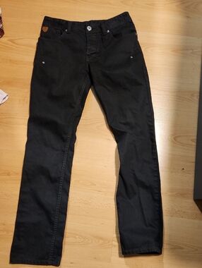 Redskins Men's Black Jeans Size 30